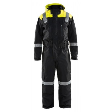 Blåkläder Winteroverall 6787-1977 Zwart/High-Vis Geel