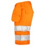 Jobman 2205 Hi-Vis Korte werkbroek met spijkerzakken Oranje