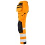 Jobman 2240 Hi-Vis Stretch Werkbroek met spijkerzakken Oranje/Zwart