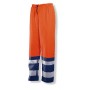 Jobman 2546 Hi-Vis Regenbroek Oranje/Navy