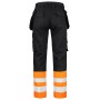 Jobman 2277 Hi-Vis Werkbroek met spijkerzakken Zwart/Oranje