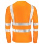 Jobman 5593 Hi-Vis Lange Mouwen T-shirt Oranje
