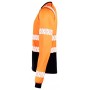 Jobman 5598 Hi-Vis Lange Mouwen T-shirt UV-Pro Oranje/Zwart