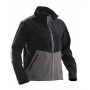 Jobman 1248 Softshell Jack Zwart/Donkergrijs