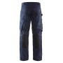 Blåkläder Service Werkbroek met stretch zonder spijkerzakken 1495-1330 Donker marineblauw/Zwart