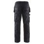 Blåkläder Service Werkbroek met stretch en spijkerzakken 1496-1330 Zwart/Donkergrijs