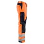 Blåkläder Multinorm inherent werkbroek 1588-1513 High-Vis Oranje/Marineblauw