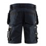 Blåkläder Short met stretch en spijkerzakken 1598-1343 Donker marineblauw/Zwart