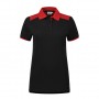 SANTINO Poloshirt Tivoli Ladies Black / Red