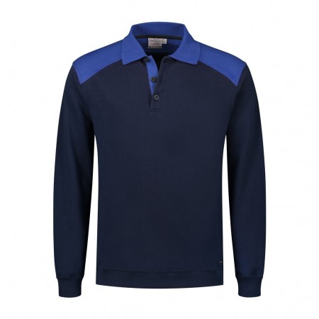SANTINO Polosweater Tesla Real Navy / Royal Blue