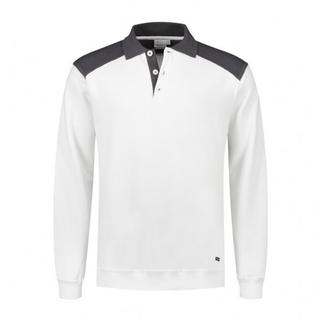 SANTINO Polosweater Tesla White / Graphite