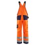 Blåkläder Bretelbroek High-Vis 2660-1811 High-Vis Oranje/Marineblauw