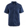 Blåkläder Overhemd Twill korte mouw 3296-1190 Marineblauw