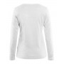 Blåkläder Dames T-shirt met lange mouw 3301-1032 Wit