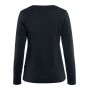 Blåkläder Dames T-shirt met lange mouw 3301-1032 Donker marineblauw