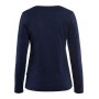 Blåkläder Dames T-shirt met lange mouw 3301-1032 Marineblauw
