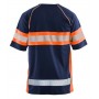 Blåkläder UV-T-shirt High-Vis 3337-1051 Marineblauw/Oranje