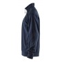Blåkläder Sweatshirt Bi-Colour met halve rits 3353-1158 Donker marineblauw/Zwart