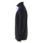 Blåkläder Sweatshirt Bi-Colour met halve rits 3353-1158 Zwart/Korenblauw