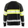 Blåkläder Sweater High-Vis 3359-1158 Zwart/High-Vis Geel