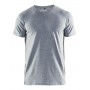Blåkläder T-Shirt, V-hals 3360-1059 Grijs Mêlee