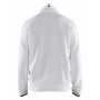 Blåkläder Service Sweatshirt met rits 3362-2526 Wit/Donkergrijs