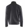 Blåkläder Service Sweatshirt met rits 3362-2526 Medium Grijs/Zwart