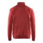 Blåkläder Sweatshirt met halve rits 3369-1158 Rood