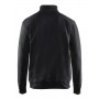 Blåkläder Sweatshirt met halve rits 3369-1158 Zwart