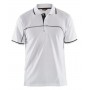 Blåkläder Poloshirt 3389-1050 Wit/Donkergrijs