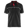 Blåkläder Poloshirt 3389-1050 Zwart/Rood