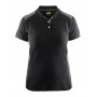 Blåkläder Dames Poloshirt Piqué 3390-1050 Zwart/Grijs