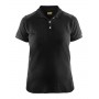 Blåkläder Dames Poloshirt Piqué 3390-1050 Zwart/Donkergrijs