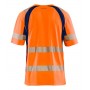 Blåkläder UV-T-Shirt High-Vis 3397-1013 High-Vis Oranje/Marineblauw