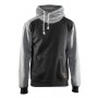 Blåkläder Hooded Sweatshirt 3399-1157 Zwart melange/Grijs