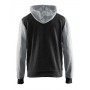 Blåkläder Hooded Sweatshirt 3399-1157 Zwart melange/Grijs