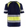 Blåkläder T-shirt High-Vis 3421-1030 Marine/High-Vis Geel