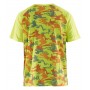 Blåkläder T-shirt functioneel Camo 3425-1011 High-Vis Geel/Grijs