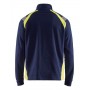 Blåkläder Sweatshirt halve rits Visible 3432-1158 Marine/High-Vis Geel