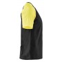 Blåkläder T-shirt 3515-1030 Zwart/High-Vis Geel