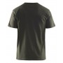 Blåkläder T-shirt 3525-1042 Groen/Grijs