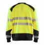 Blåkläder Sweatshirt High-Vis 3541-2528 High-Vis Geel/Zwart