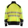 Blåkläder Sweatshirt halve rits High-Vis 3556-2528 High-Vis Geel/Zwart