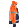 Blåkläder Multinorm winterjas 4069-1513 High-Vis Oranje/Marineblauw