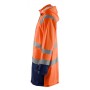 Blåkläder Regenjas High-Vis LEVEL 1 4324-2000 High-Vis Oranje/Marineblauw