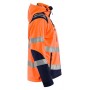 Blåkläder Softshell jack High-Vis 4491-2513 High-Vis Oranje/Marineblauw