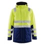Blåkläder High-Vis parka 4495-1987 High-Vis Geel/Marineblauw