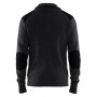 Blåkläder Wollen sweater 4630-1071 Donkergrijs/Zwart