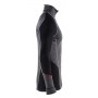 Blåkläder Onderhemd zip-neck XWARM, 100% Merino 4699-1736 Medium Grijs/Zwart