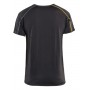 Blåkläder Onderhemd korte mouw XLIGHT 100% Merino 4798-1734 Donkergrijs/Geel